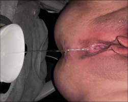 Pussy rub makes her drip strands of pussy grool